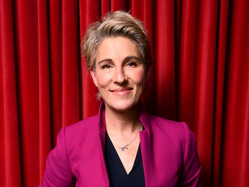 Talented: Ex co- star Tamsin Greig