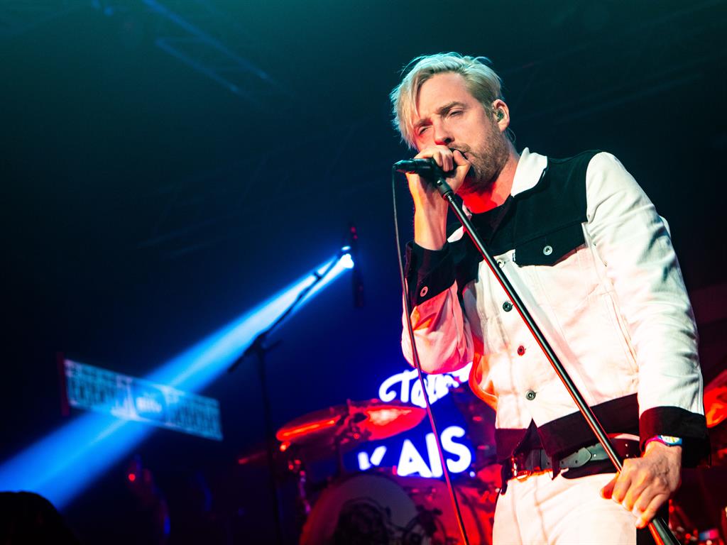 Back on stage: The Kaiser Chiefs will be performing live at a drive-in event this summer