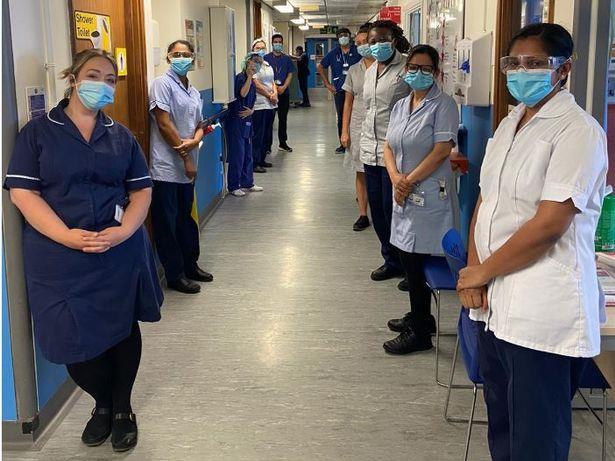 Ward of honour: Staff say goodbye