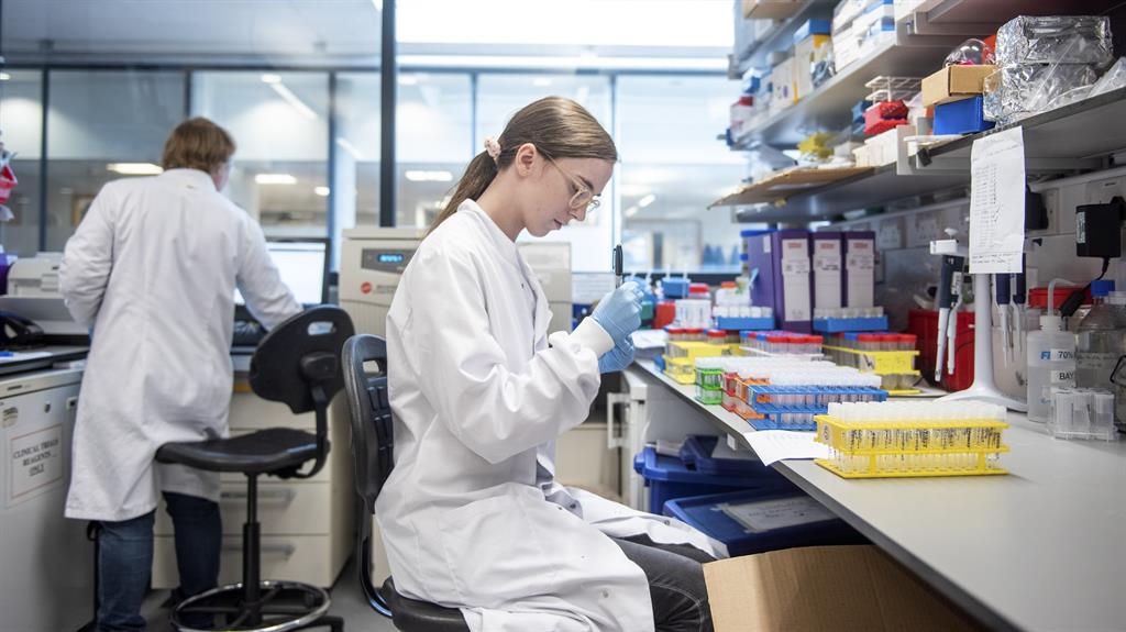 Testing, testing: Researchers said there were no serious adverse effects from the vaccine