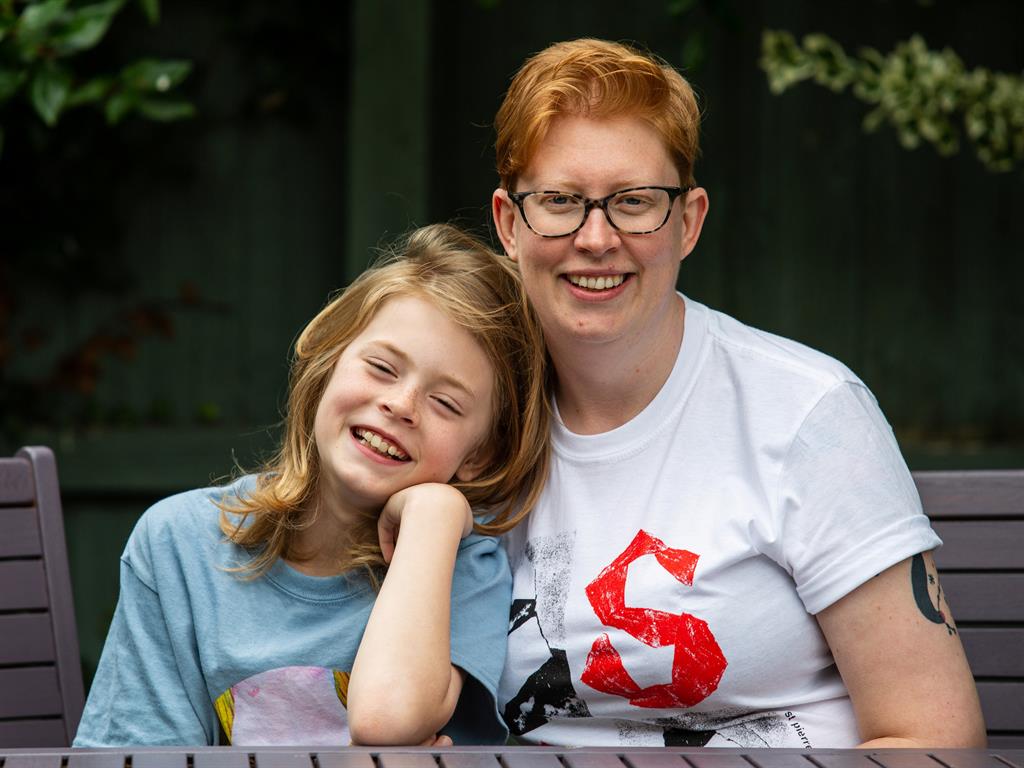 Double act: Arlo with his mum Hannah