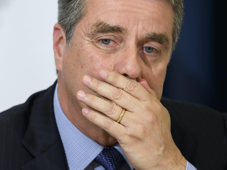Outgoing: WTO director-general Roberto Azevedo PICTURE: EPA