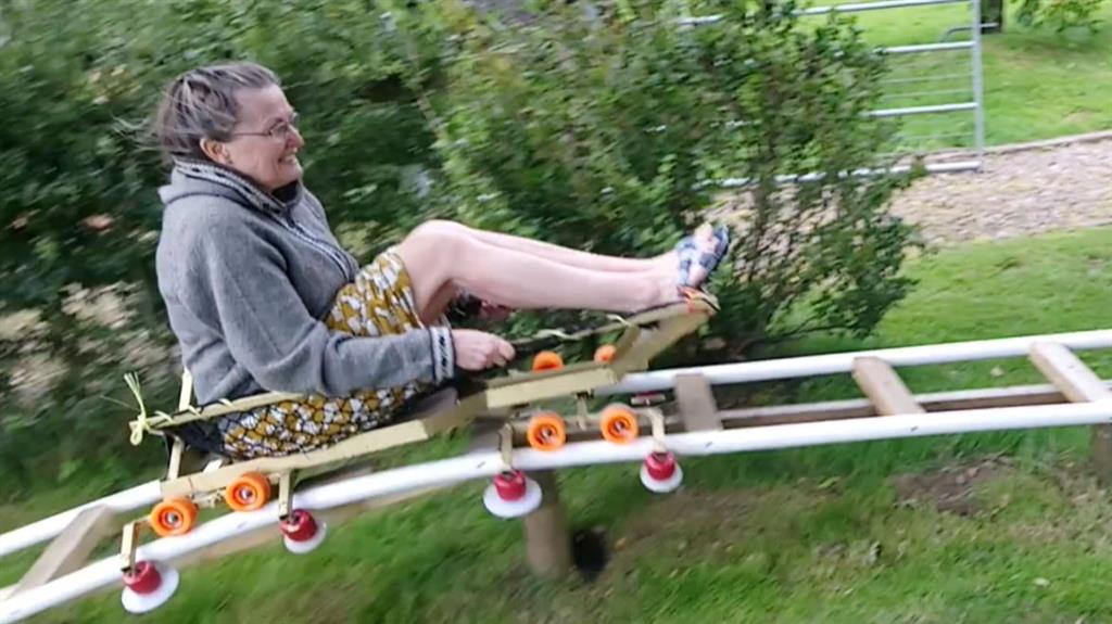 garden roller coaster toy