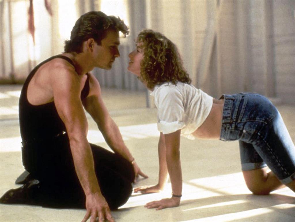 Swayzing to the beat: Patrick and Jennifer in the smash-hit 1987 original PICTURES: REX