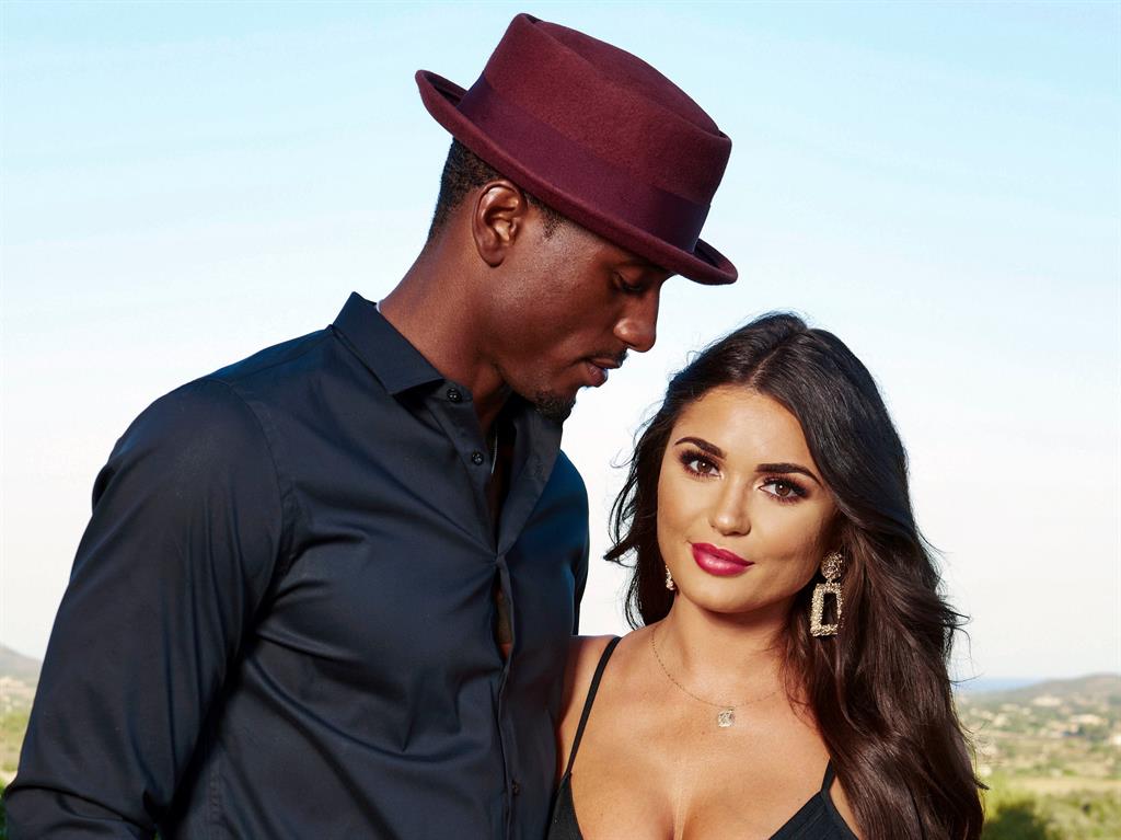 'At a crossroads': Ovie Soko with India Reynolds in the 2019 Love Island final in Majorca PICTURE: REX