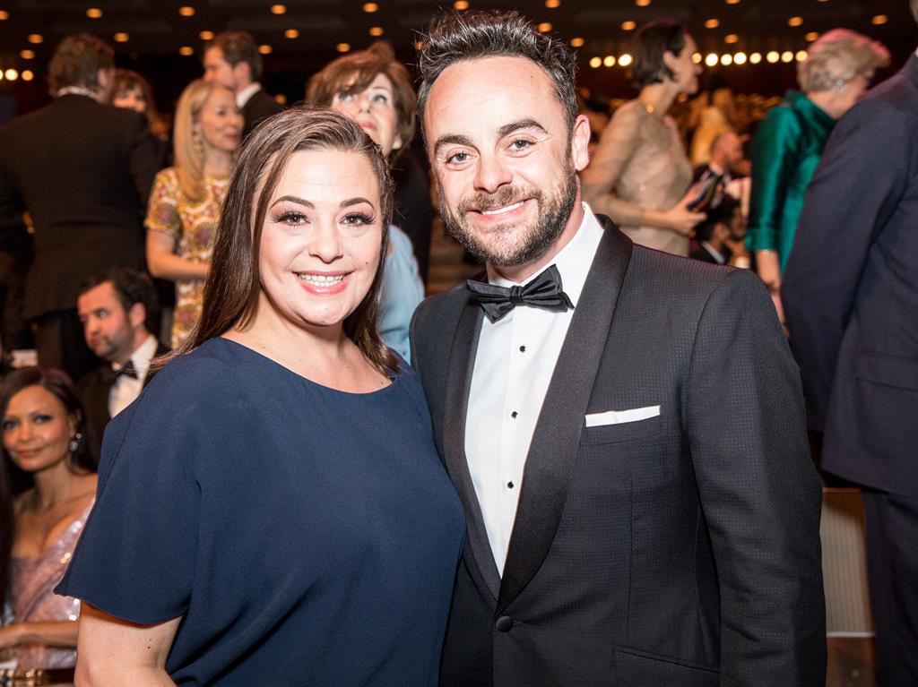 Divorced: Lisa and Ant in 2017 before their split PICTURE: REX