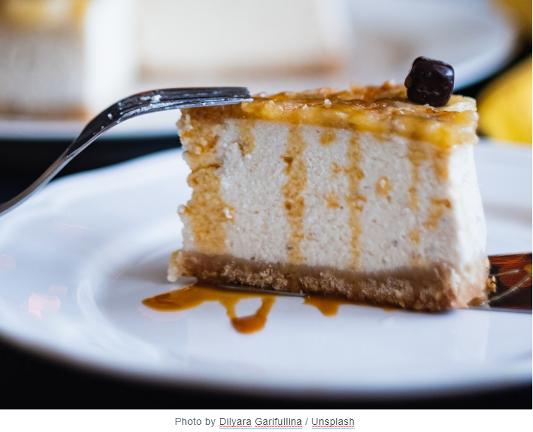Low calorie Biscoff & Salted Caramel Cheesecake musclefood