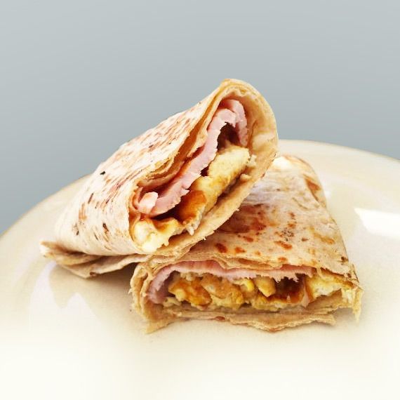 Egg And Turkey Bacon Low Carb Wrap MuscleFood