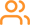 People icon in orange