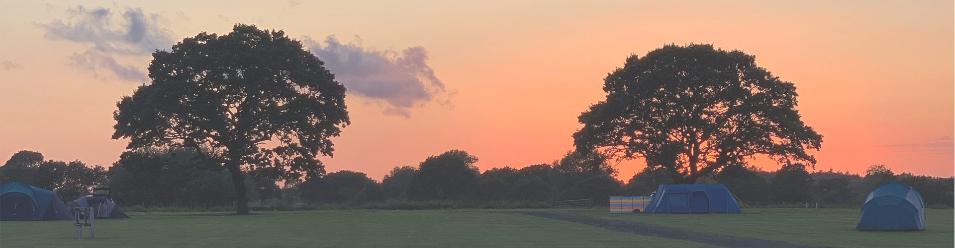 beautiful sunset from my solo parent camping trip