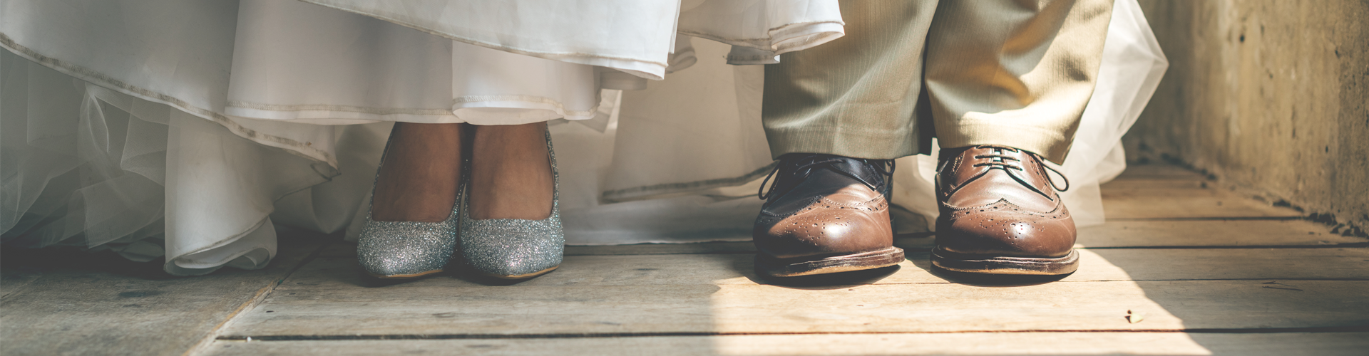 bride's and groom's shoes - tips for choosing your wedding shoes