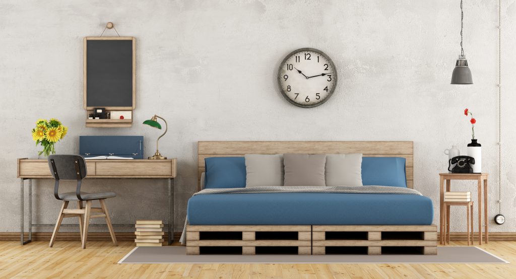 Retro master bedroom - create more space in your bedroom