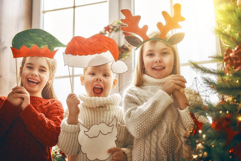 kids playing at a children’s Christmas party