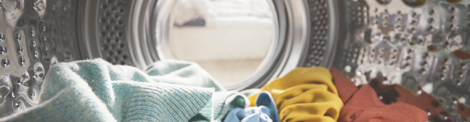 New Kitchen Appliances - view from inside a washing machine