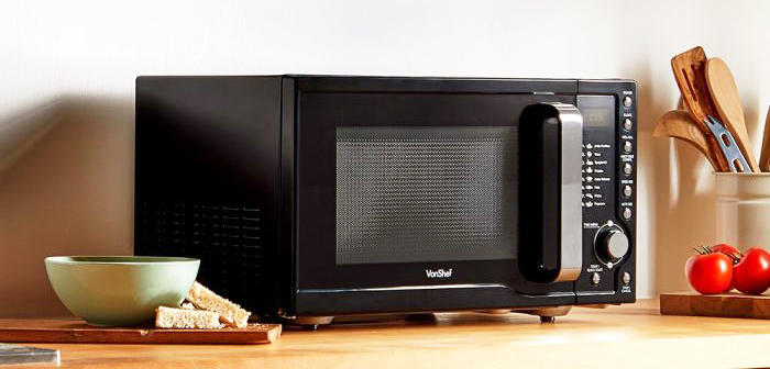 VonShef 23L Digital Microwave review - on the counter