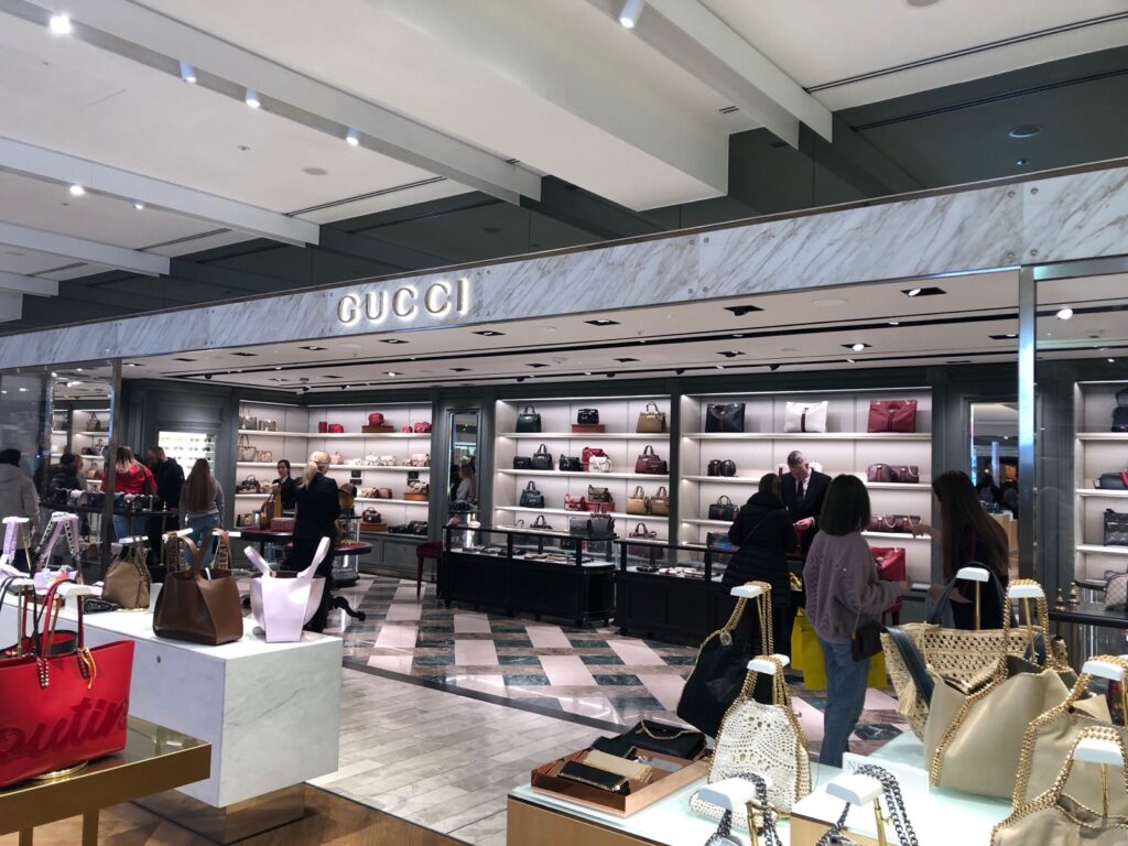 Exploring Manchester City Centre - Gucci Store