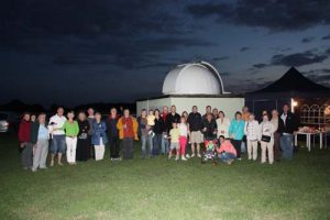 NEAS gathering at the observatory