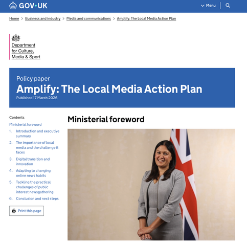 Posted media