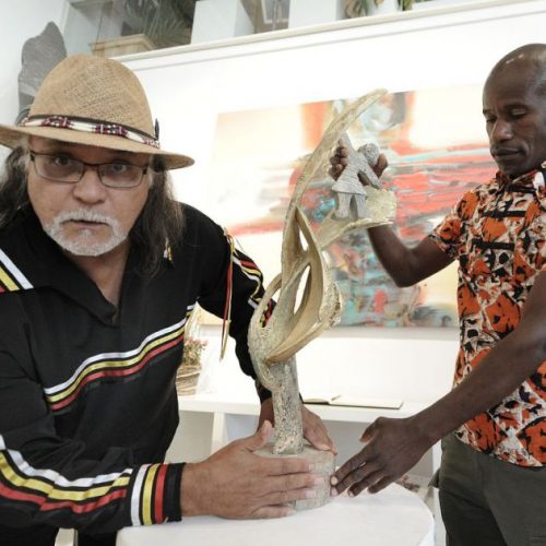 Zim’s Benhura collaborates with Canadian artist to create Mother Earth