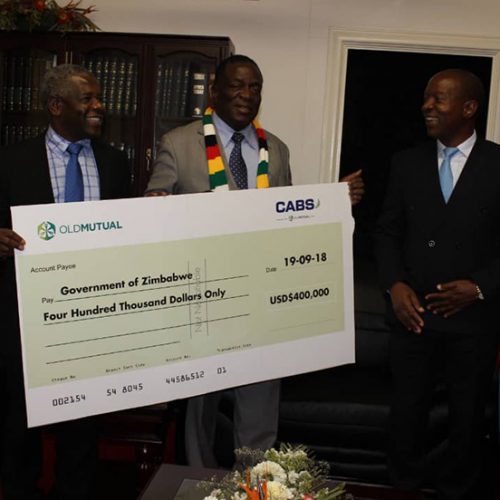 Old Mutual, Ecobank, PSMI contribute $800 000 towards cholera fight