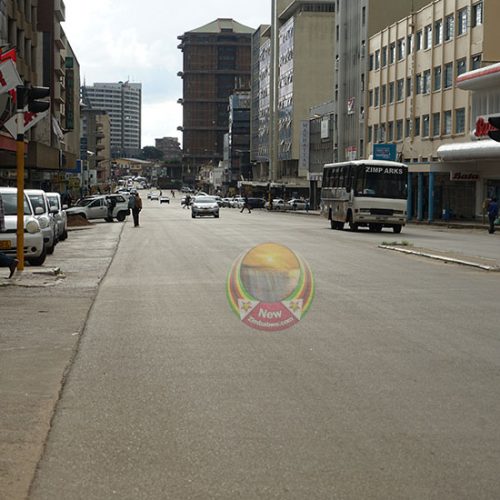 PICTURES: Central Harare on Thursday