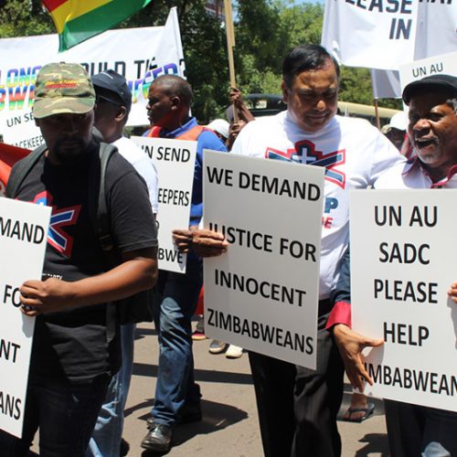 Pretoria CBD marchers demand end to Zimbabwean strife