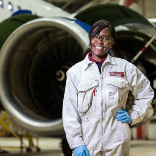The female Zimbabwean British Airways engineer helping inspire other women to fix jets