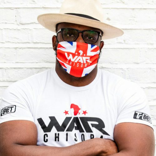 Chisora Sells Ring Entrance Masks To Help Spread COVID-19 Fight