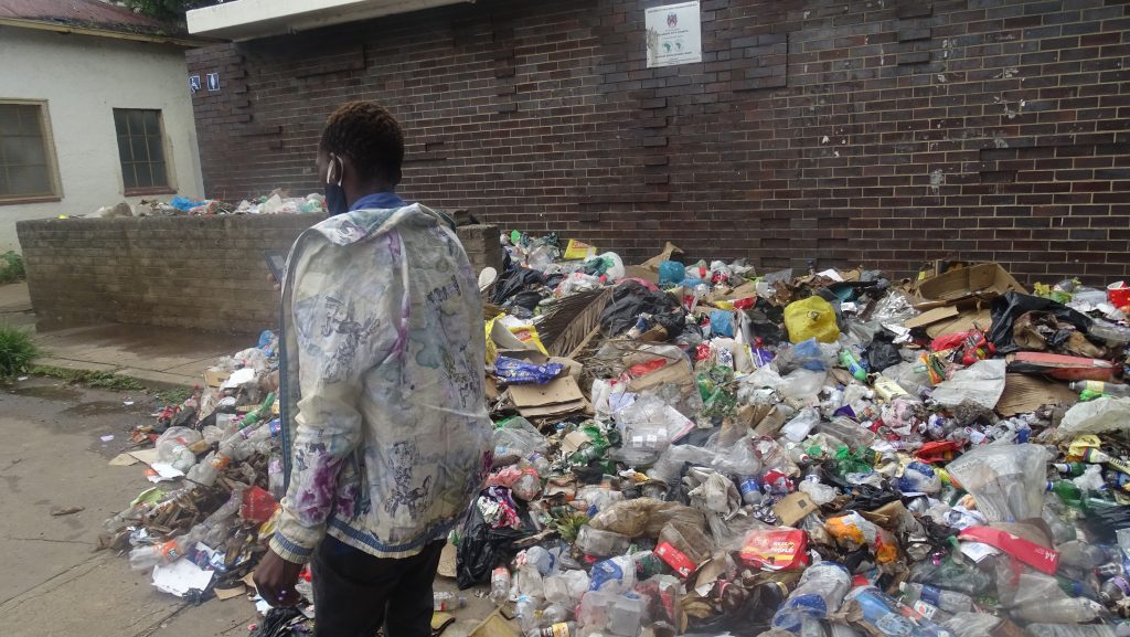 Heaps Of Uncollected Garbage In Bulawayo CBD As Council Workers Strike