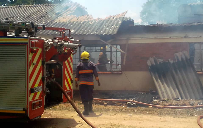 WATCH Fire Guts Police Officer s House At ZRP Camp Electric Gadget 