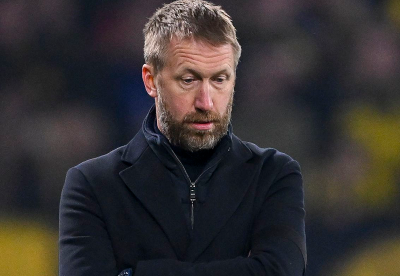 Graham Potter sacked as Chelsea coach as club slips further down