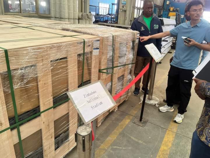 National Sports Stadium bucket seats ready for shipment