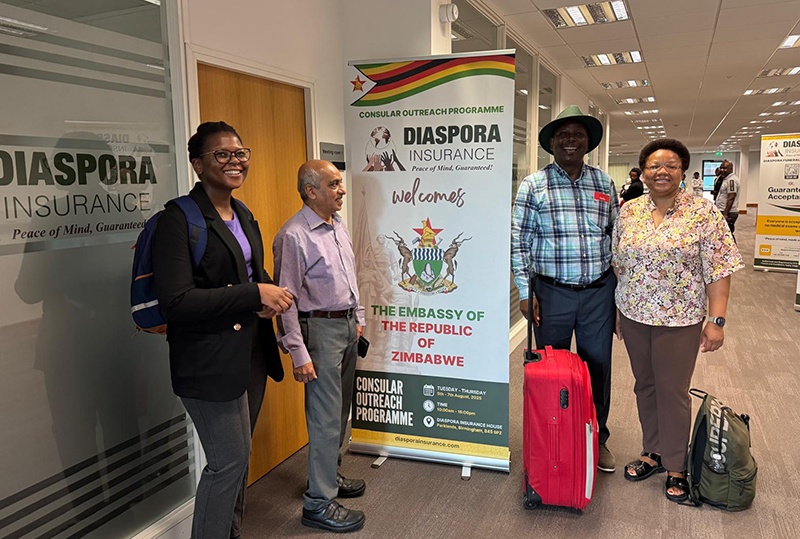 Zimbabwe embassy takes passports outreach to Scotland, Ireland with Diaspora Insurance support