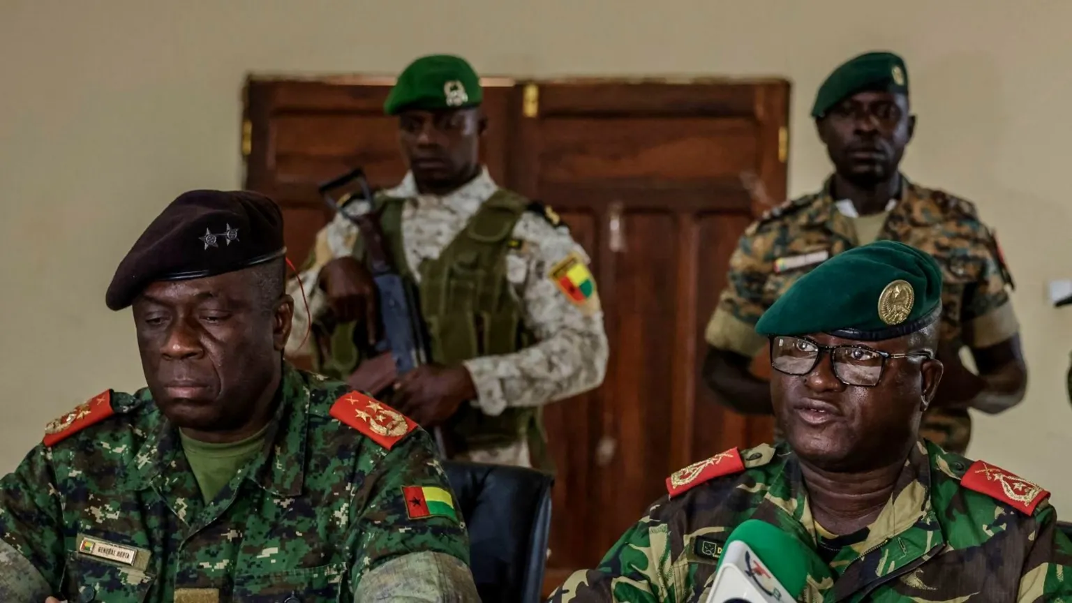 Guinea-Bissau soldiers say they have taken power after reports of president’s arrest Guinea-Bissau soldiers say they have taken power after reports of president’s arrest