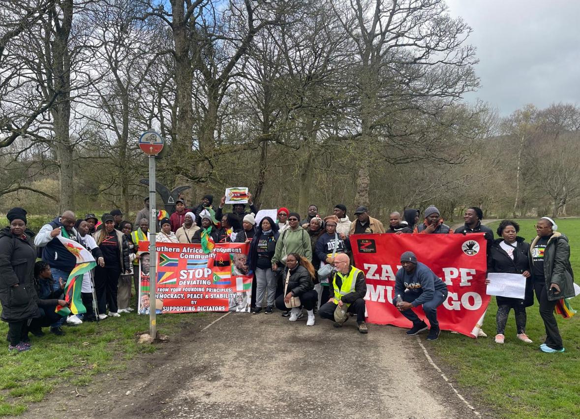 Zimbabweans in the diaspora march against CAB3 and repressive politics back home 