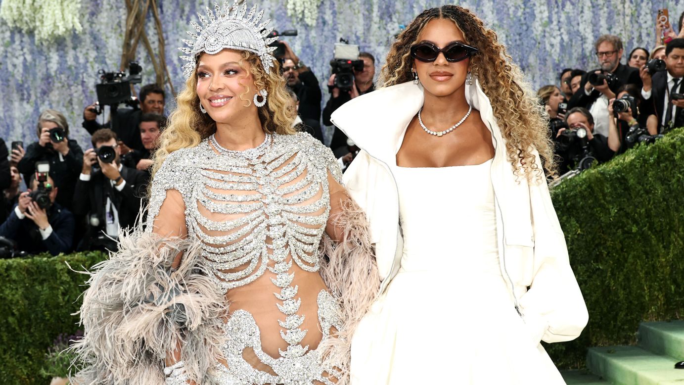 Beyoncé says Met Gala appearance after a decade alongside Blue Ivy is ‘surreal’
