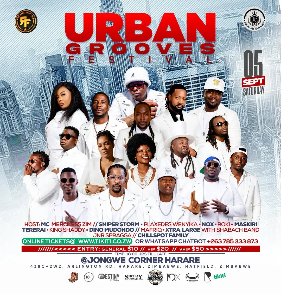 Urban Grooves musicians reunite for inaugural Harare festival on September 5
