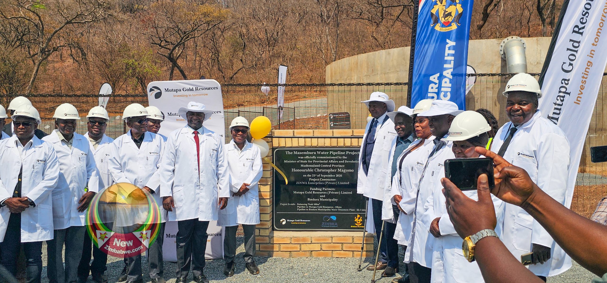 Bindura water pipeline commissioned after 34-year wait