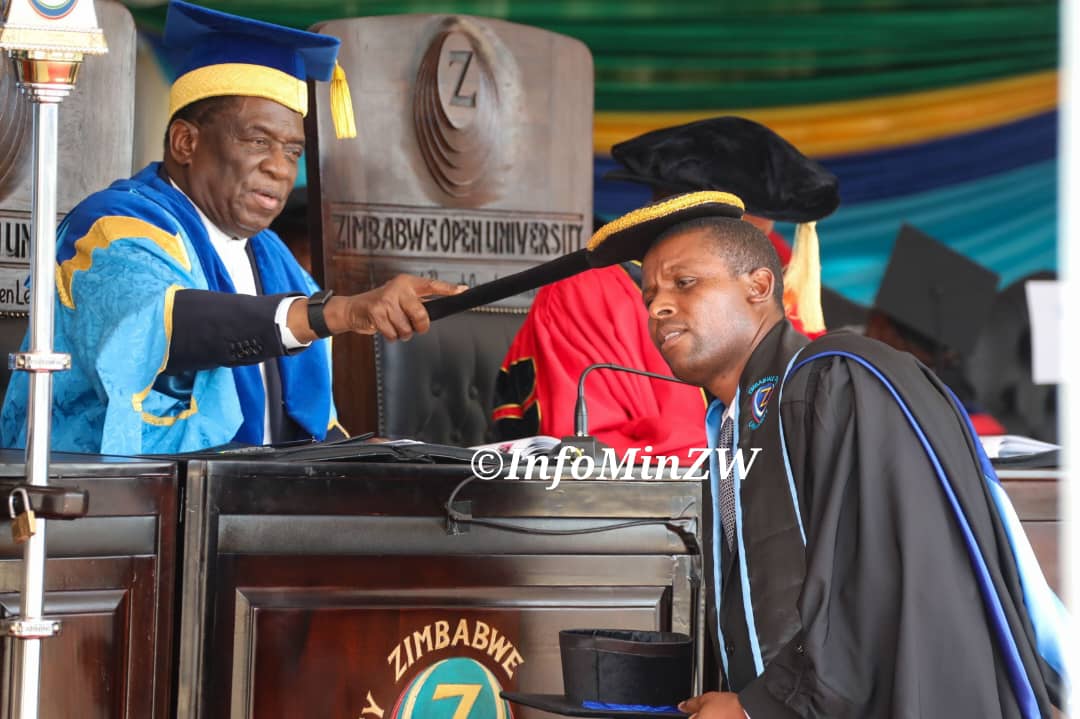 Mnangagwa presides over graduation of 2,729 ZOU students