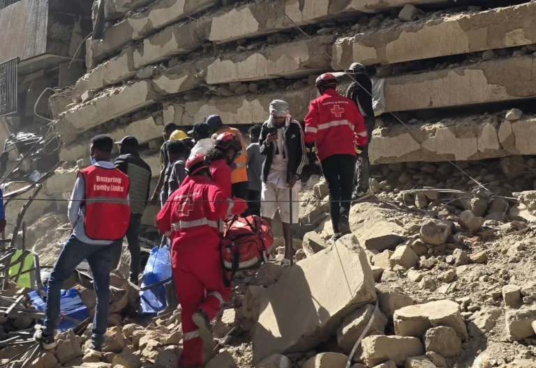 Several people missing after multistorey building collapses in Kenya