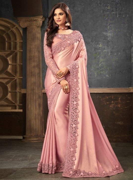 embroidery fancy saree