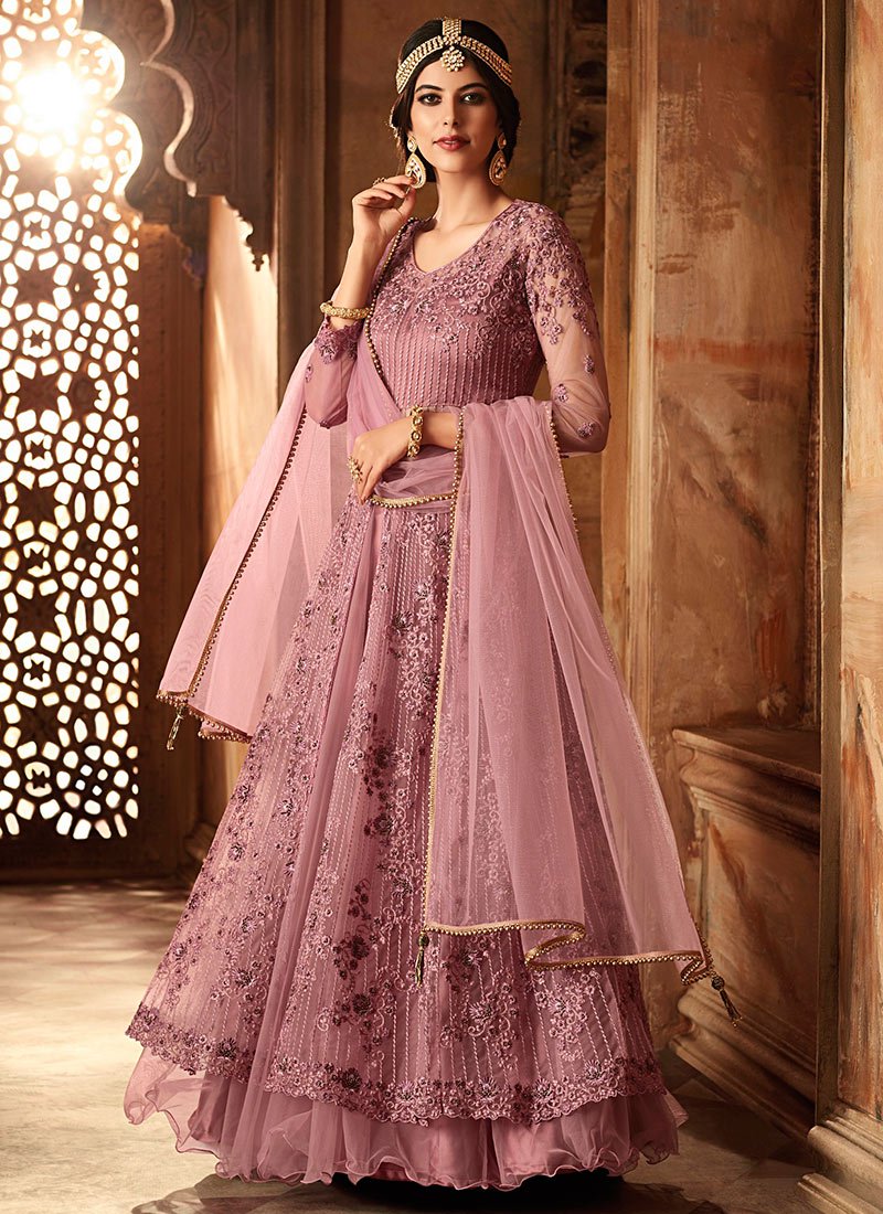 long lehengas