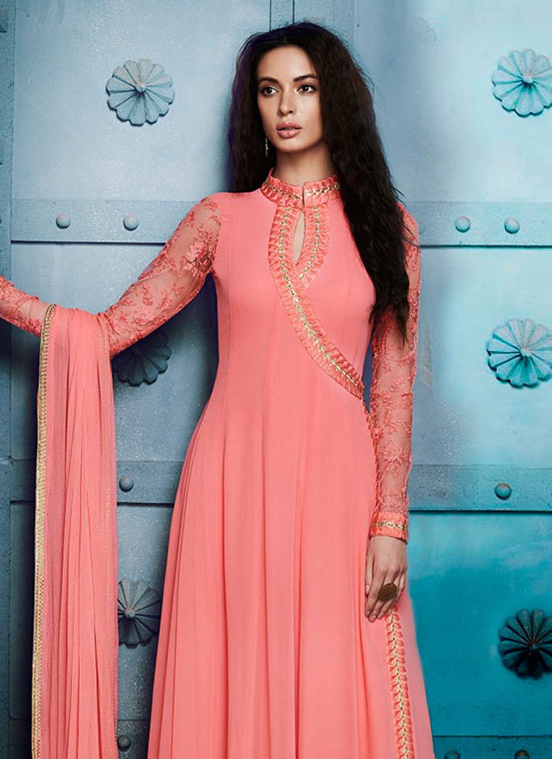 anarkali pattern suit