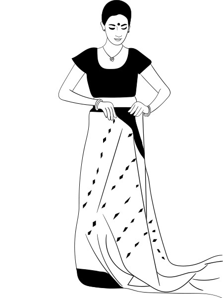 How to wear a Saree