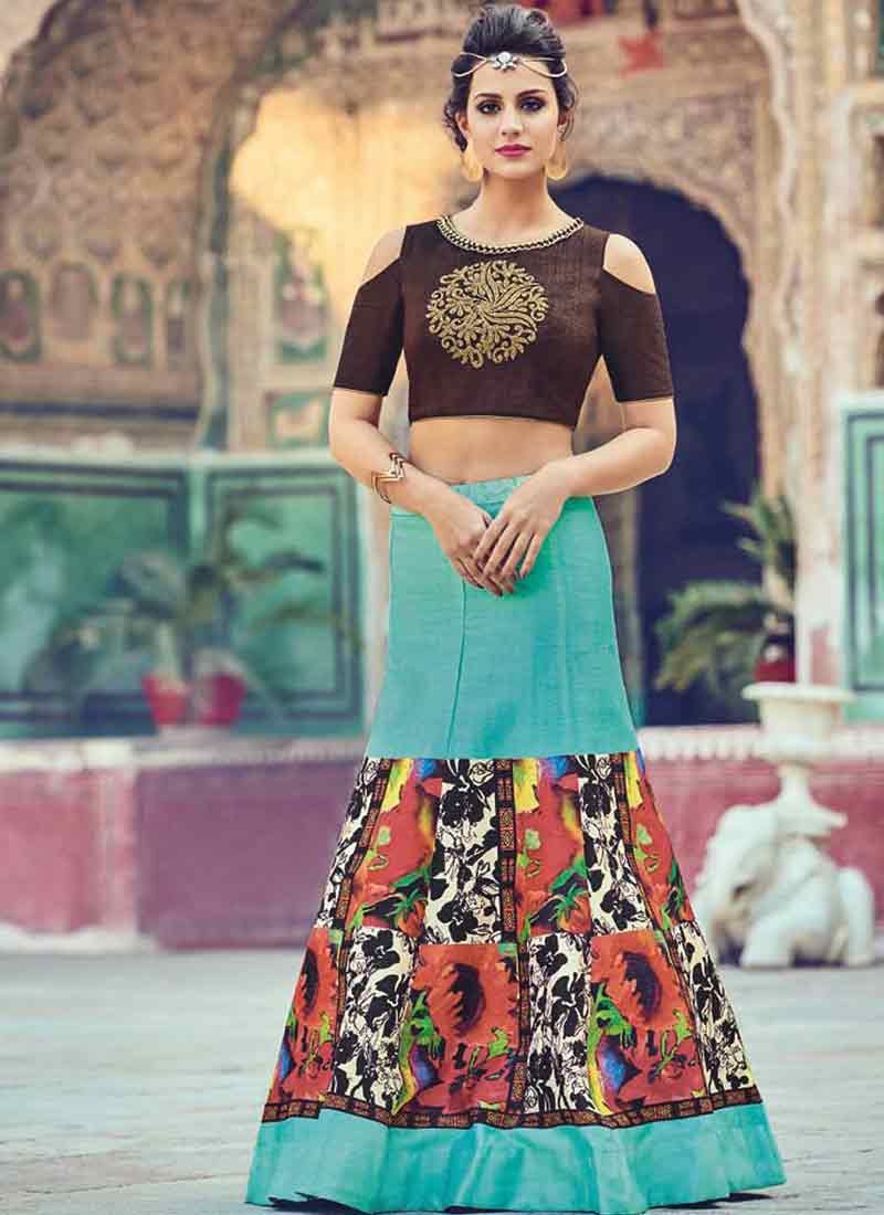 cold shoulder choli