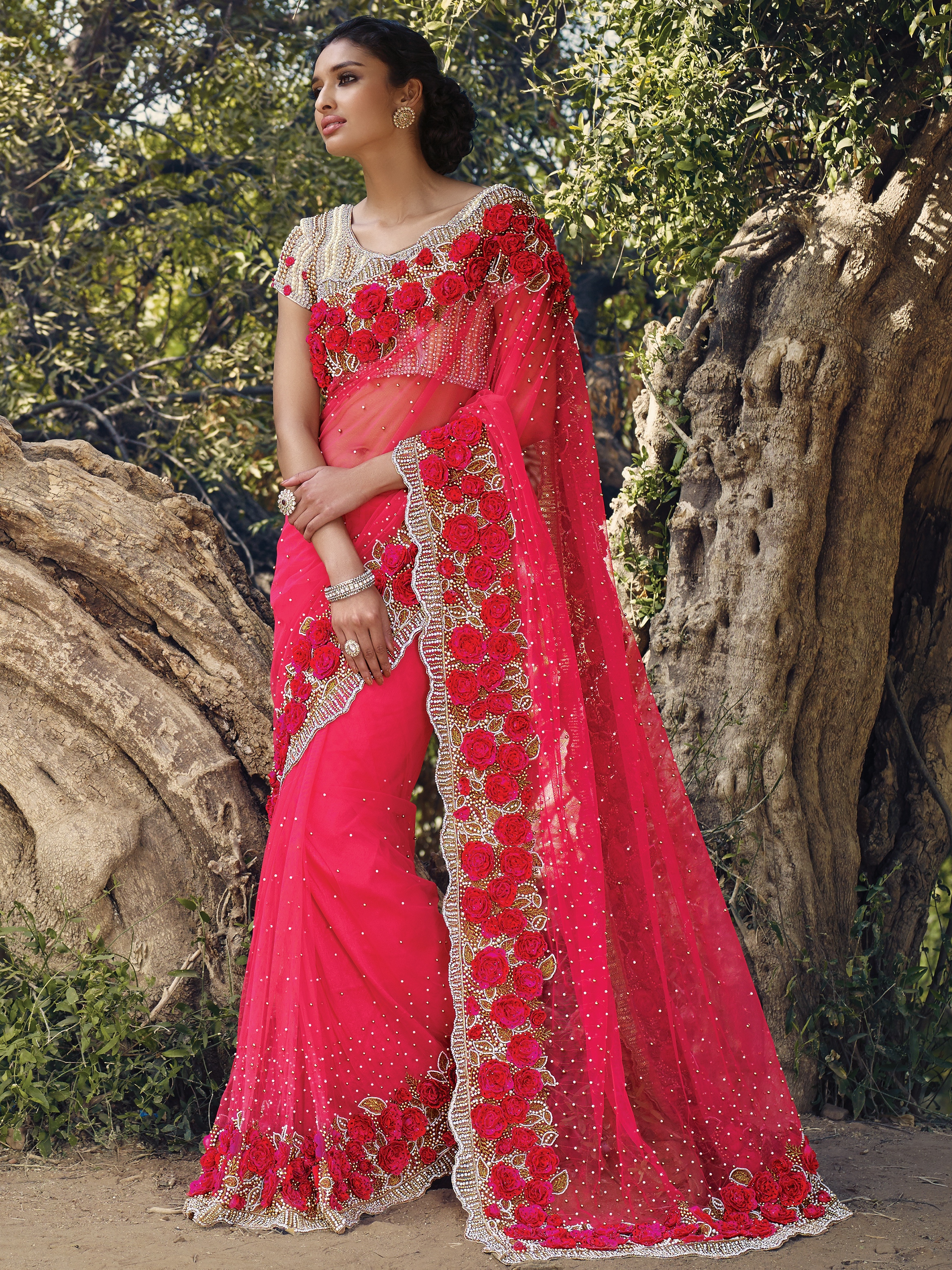 voonik wedding sarees