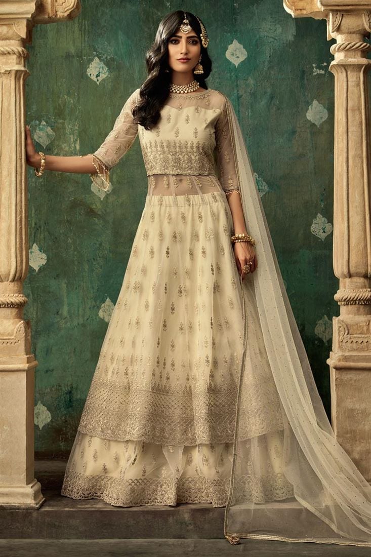 long lehengas