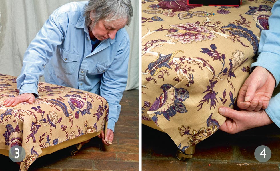 How to recover a footstool Period Living