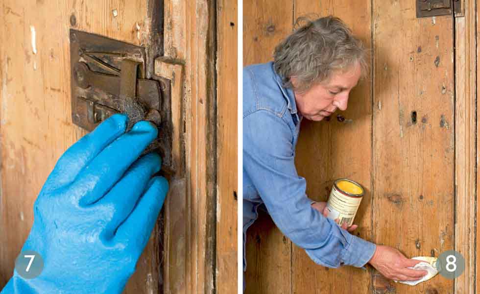How to strip paint from a wood door Period Living