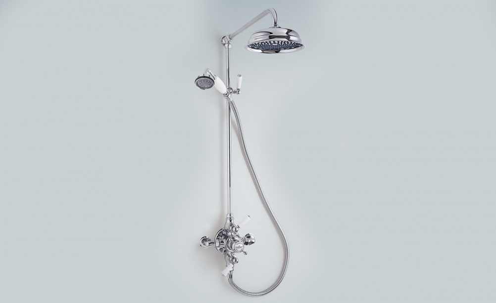 Showerhead and handset from Matiki